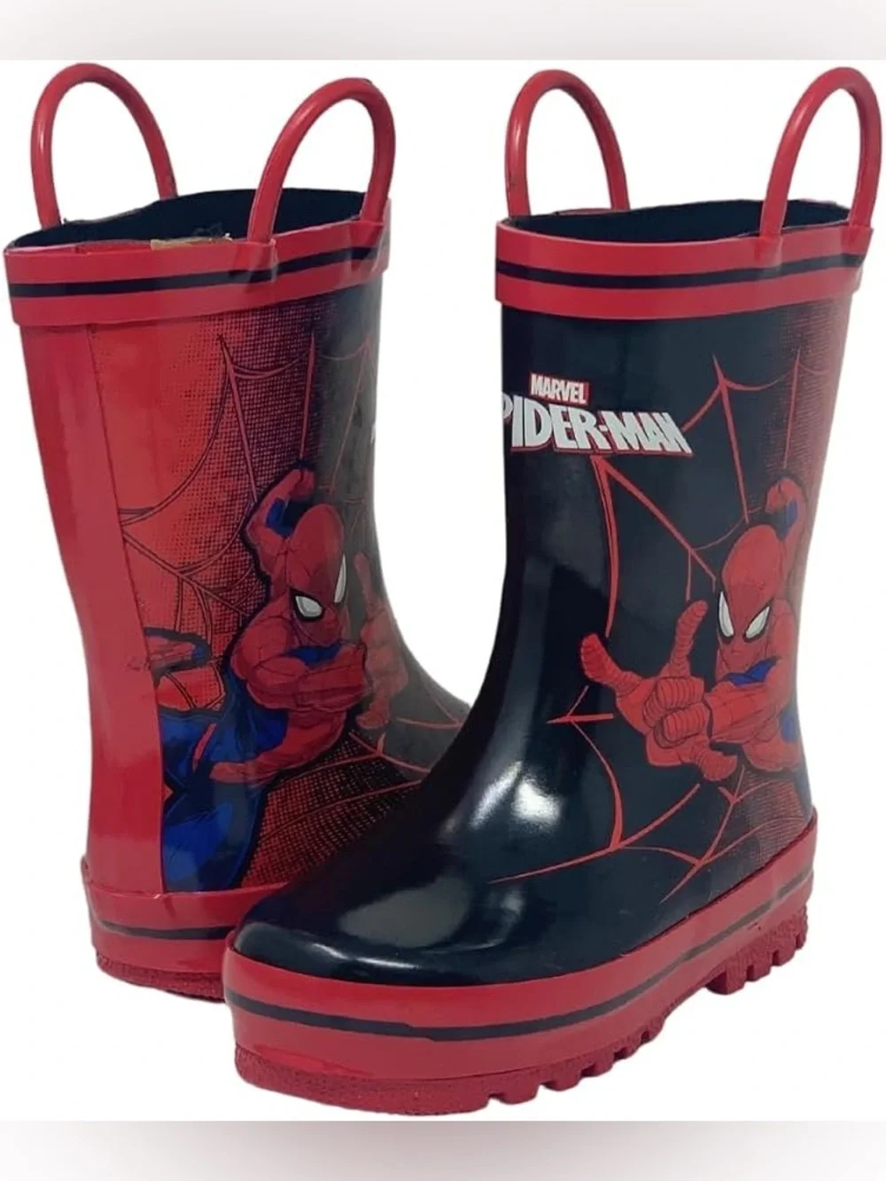 Marvel Spider-Man Kids Rain Boots - Red & Black